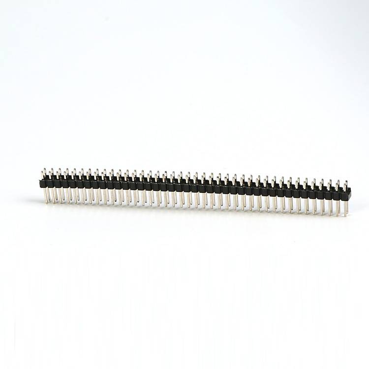 ZB1221-S-1.27 , 1221-S-1.27 , 1221-1.27 , Dual-Row 180 degrees Straight Pin Header , 2-xxp