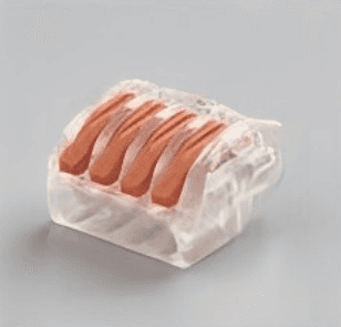 PCT-214 Cage Spring Terminal Blocks PC material 21 Series 4 Pins connectors